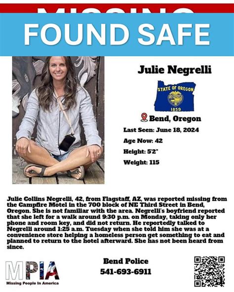 julie negrelli|Missing People In America .